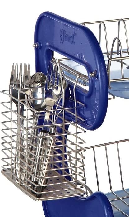 7791 STAINLESS STEEL DRAIN BOWL STORAGE RACK HOLDER PLATE DISH CUTLERY CUP RACK WITH TRAY KITCHEN SHELF STAND 7791 STAINLESS STEEL DRAIN BOWL STORAGE RACK HOLDER PLATE DISH CUTLERY CUP RACK WITH TRAY KITCHEN SHELF STAND